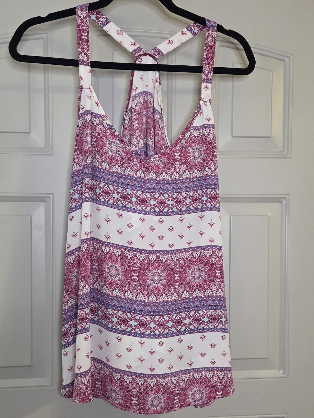 Pink Republic Pink and Purple Boho Print Tank